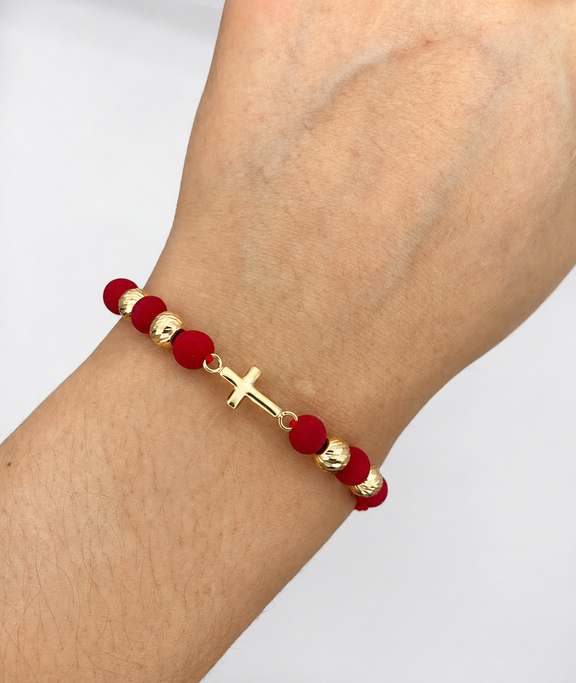 Sunwoven - Cruz diamantada red