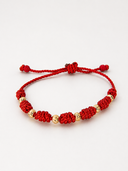 Sunwoven - 7 Nudos rojo