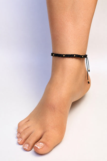 Tobillera Black gold