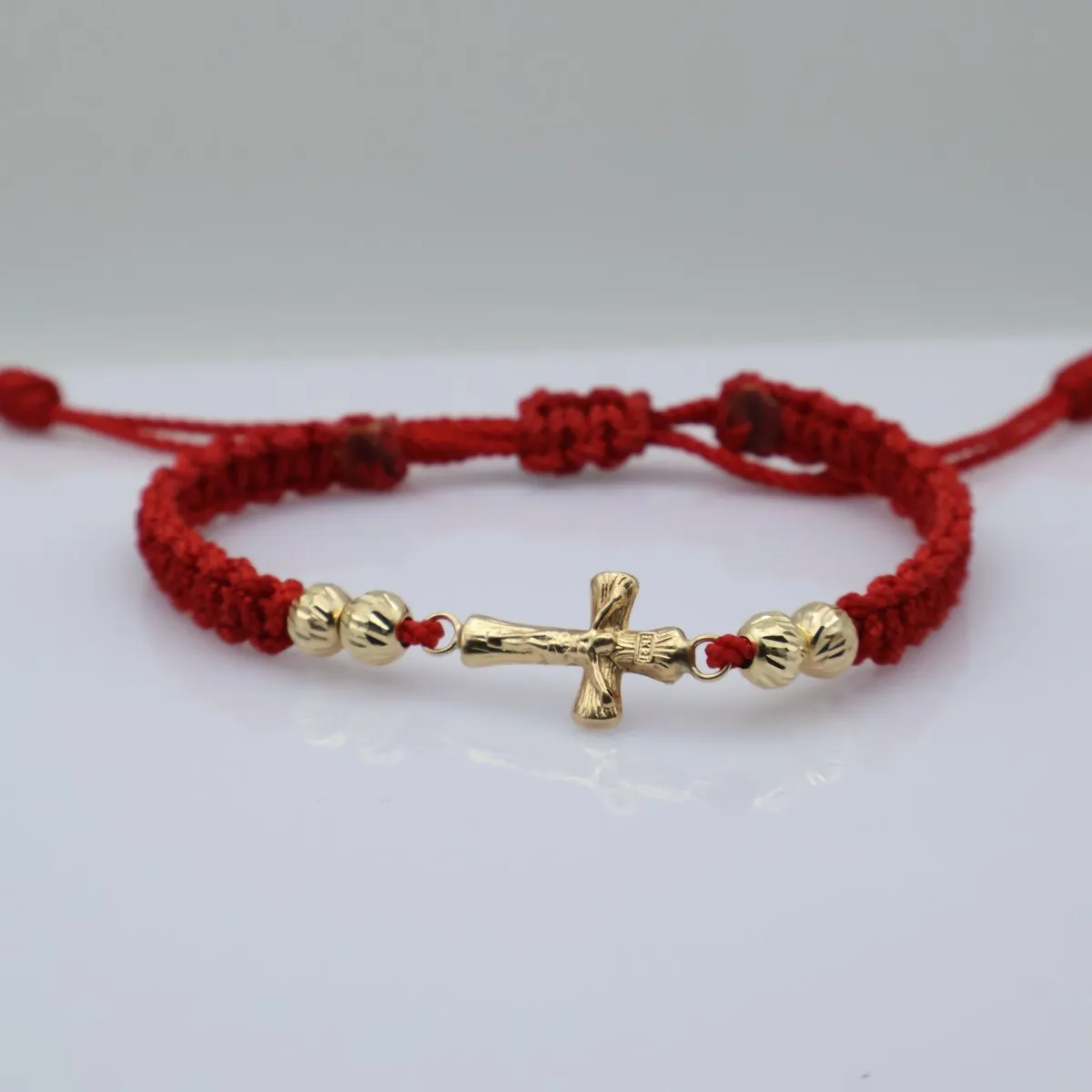 Pulseras tejidas Religiosos — oro 18K | Sunwoven Gold